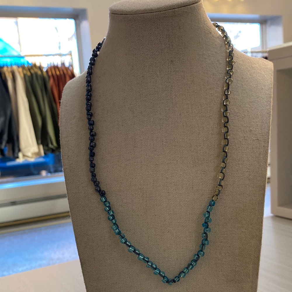 Blue Beaded Necklace